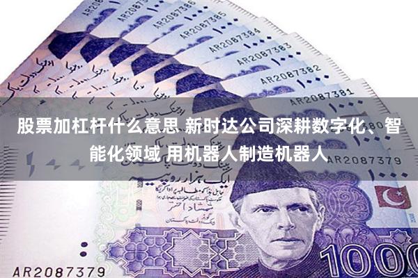 股票加杠杆什么意思 新时达公司深耕数字化、智能化领域 用机器人制造机器人