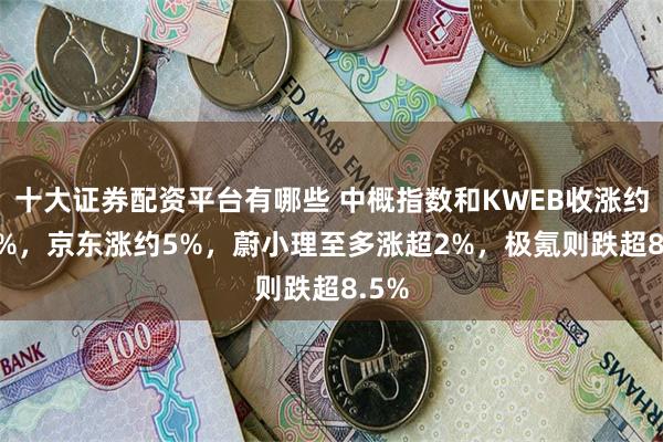 十大证券配资平台有哪些 中概指数和KWEB收涨约0.8%，京东涨约5%，蔚小理至多涨超2%，极氪则跌超8.5%